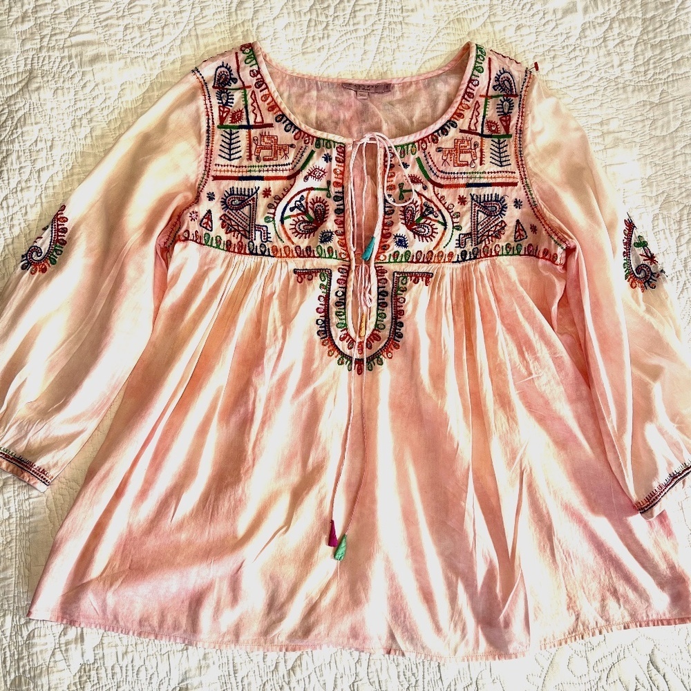 Calypso  St Bart  pink tie- dye shirt size 1